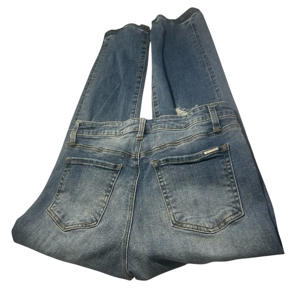 Insane Oene Distressed High Waist Straight Leg Jeans Sz 29 - Picture 6 of 12